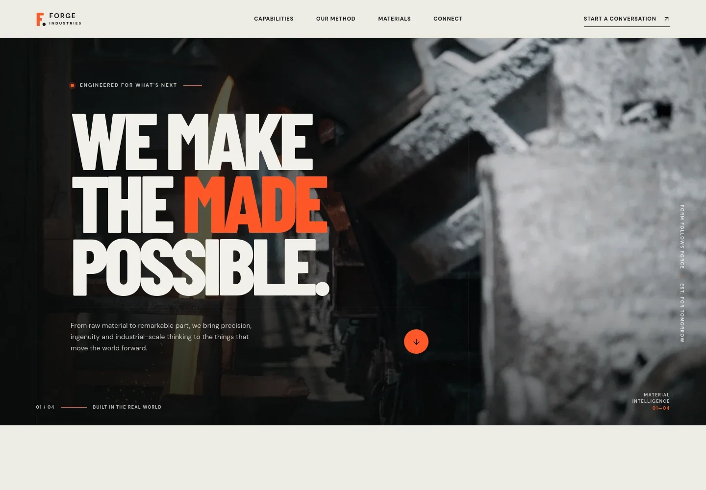 Manufacturing Website Template
