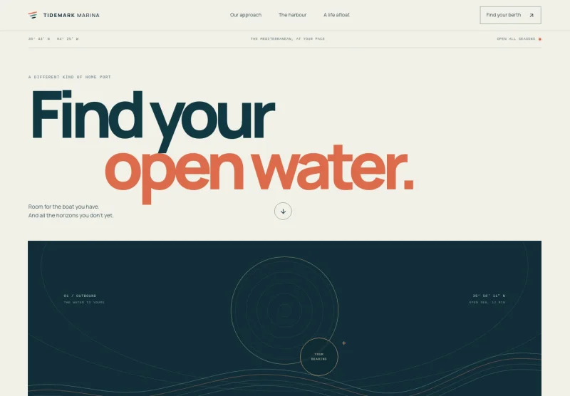Marina Website Template