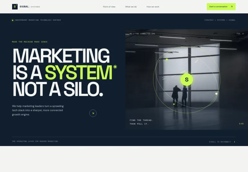 Marketing IT Manager Website Template