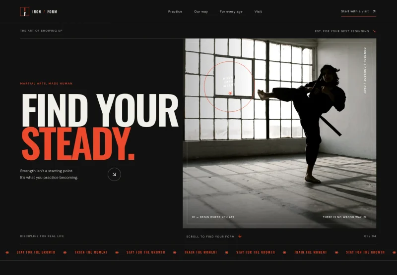 Martial Arts Website Template