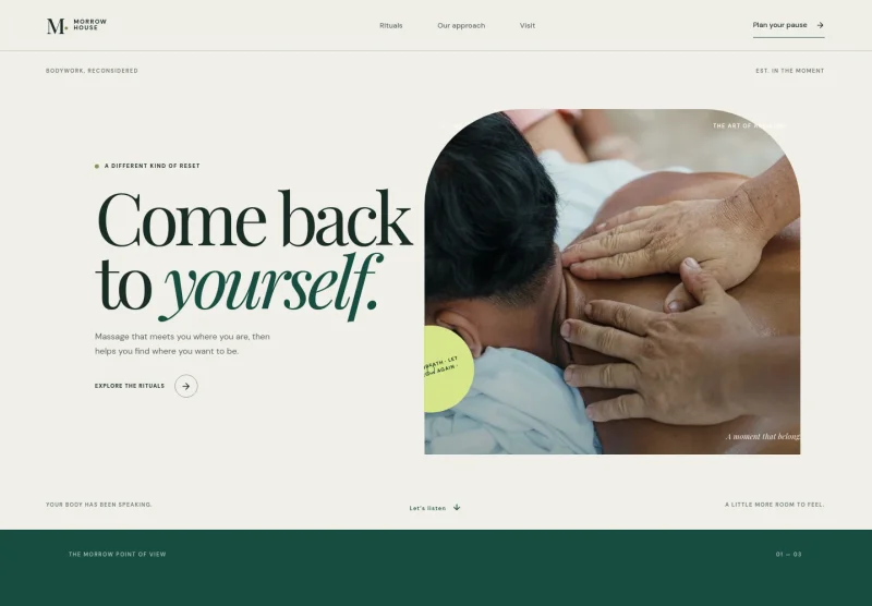 Massage Parlour Website Template