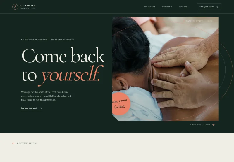 Massage Spa Website Template