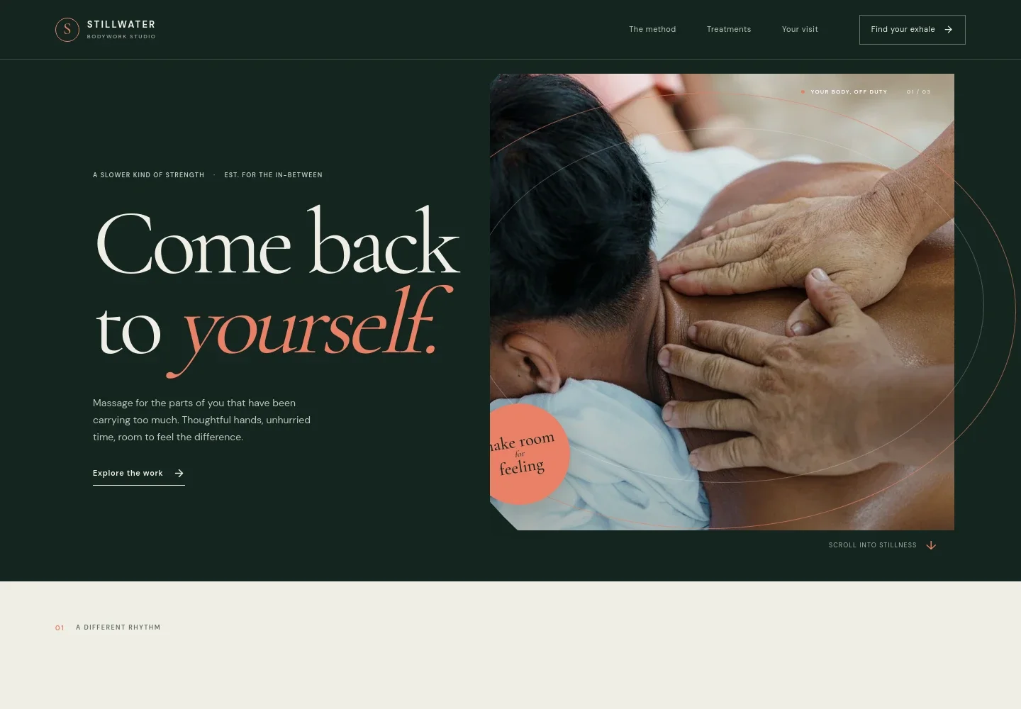 Massage Spa Website Template