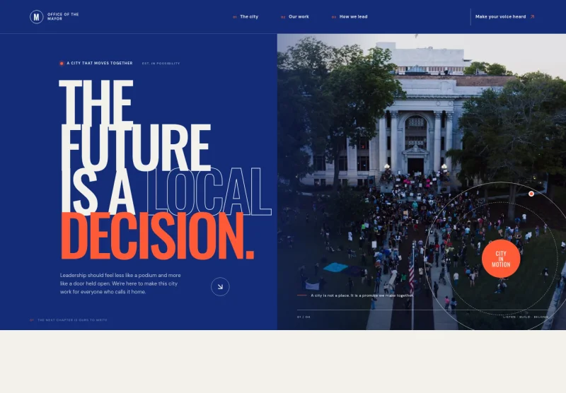 Mayor Website Template