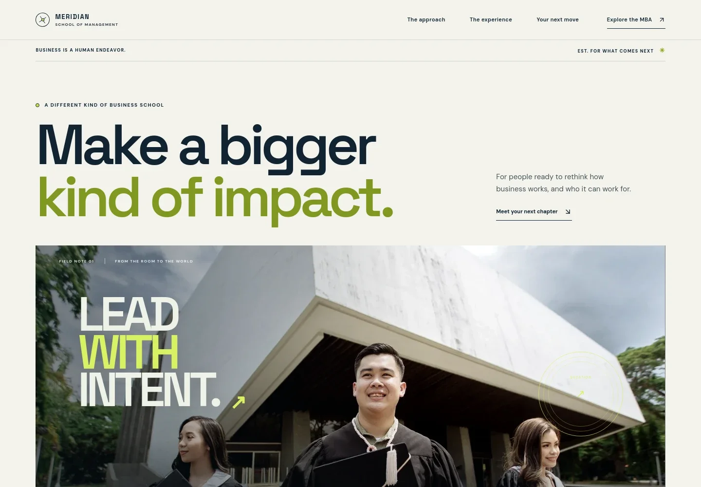 MBA College Website Template