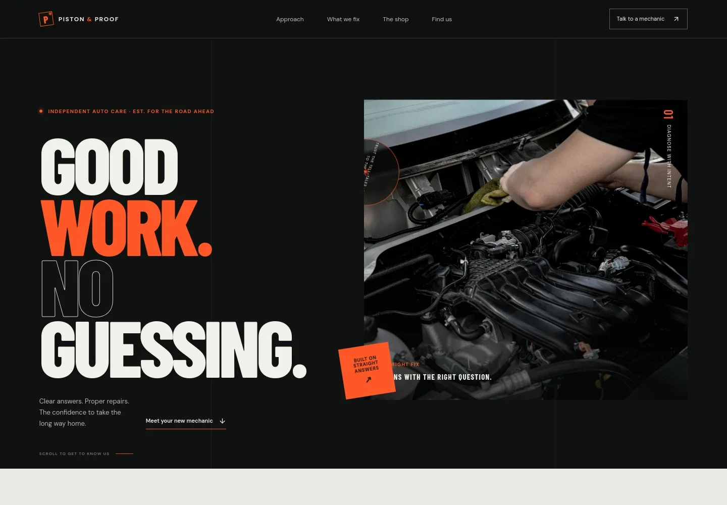 Mechanic Website Template