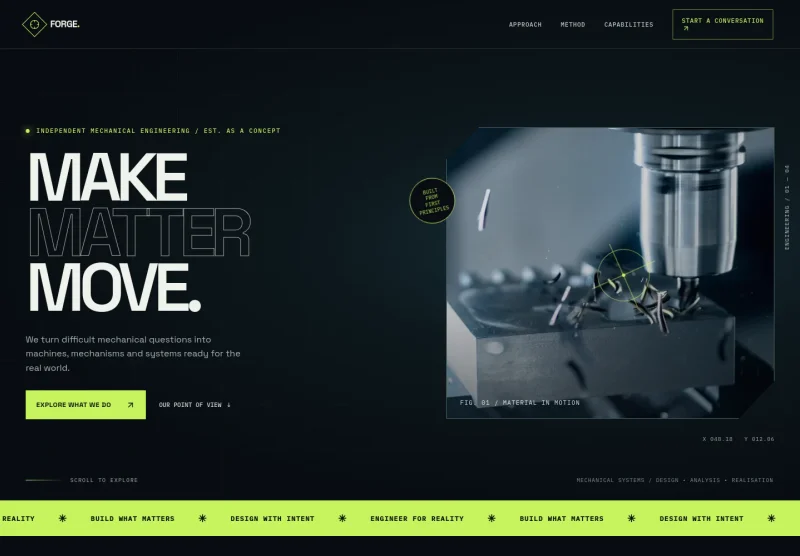 Mechanical Engineering Website Template