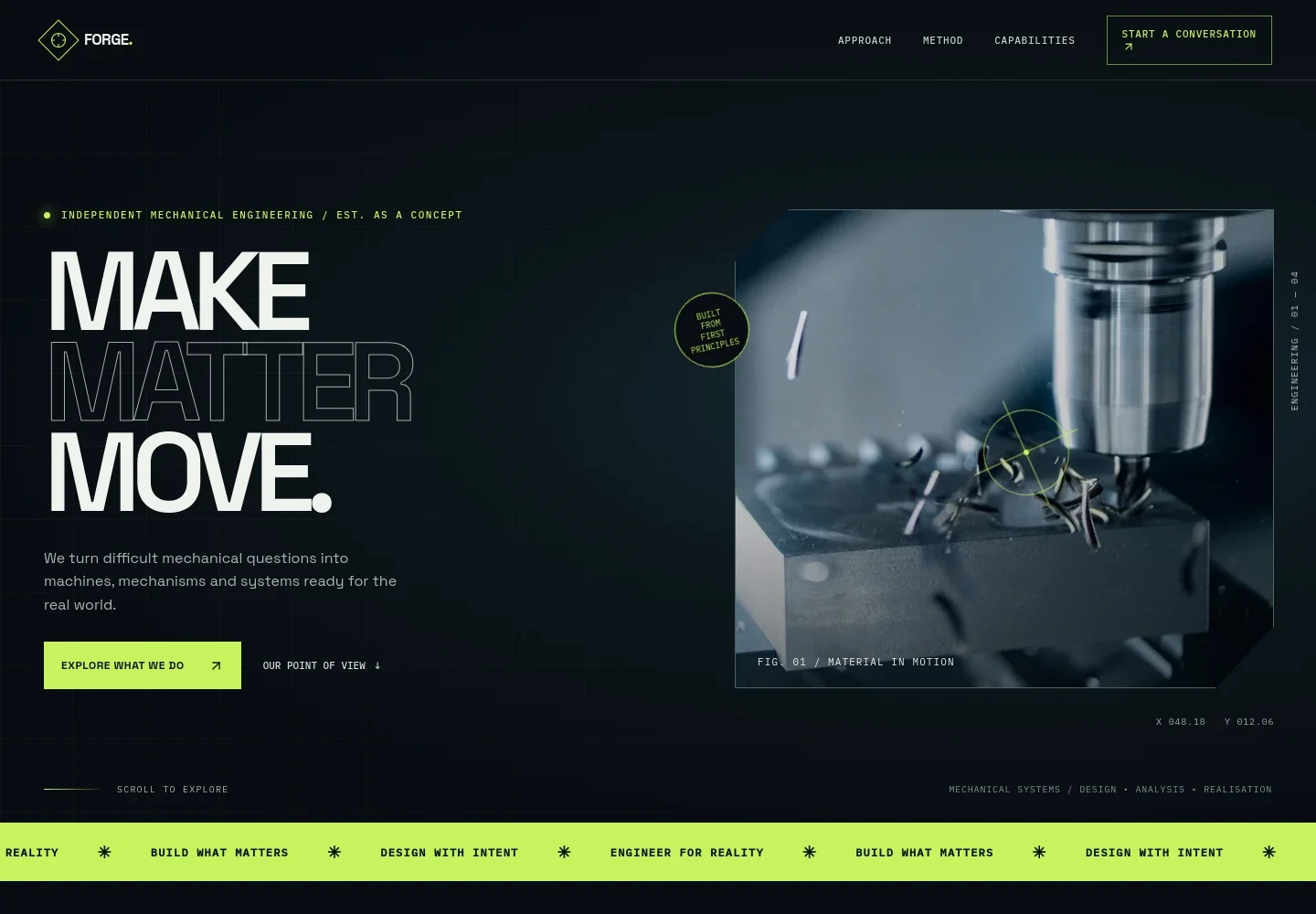 Mechanical Engineering Website Template