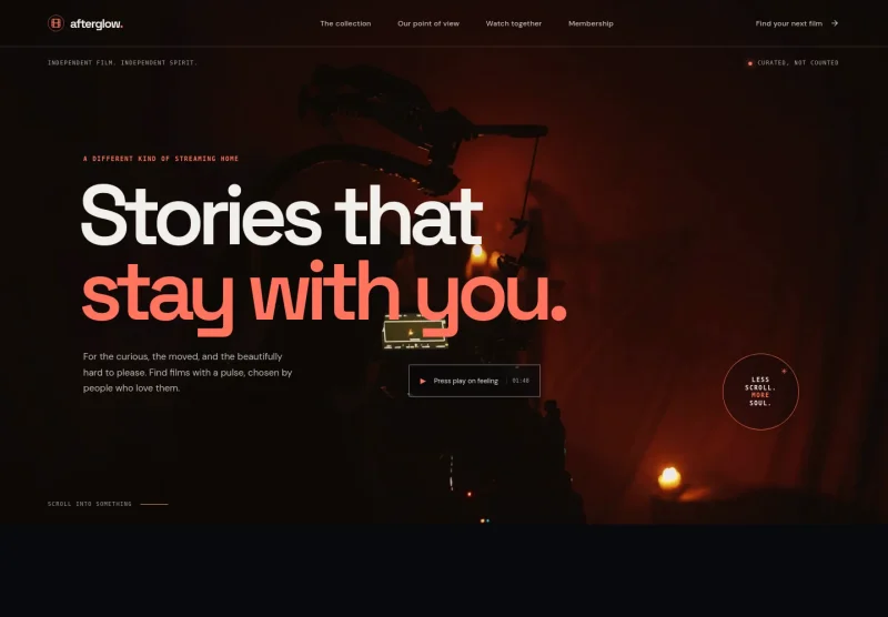 Media Streaming Website Template