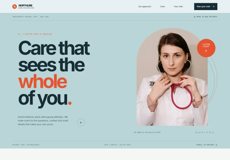 Medical Clinic Website Template