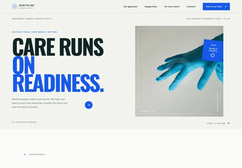 Medical Supply Website Template