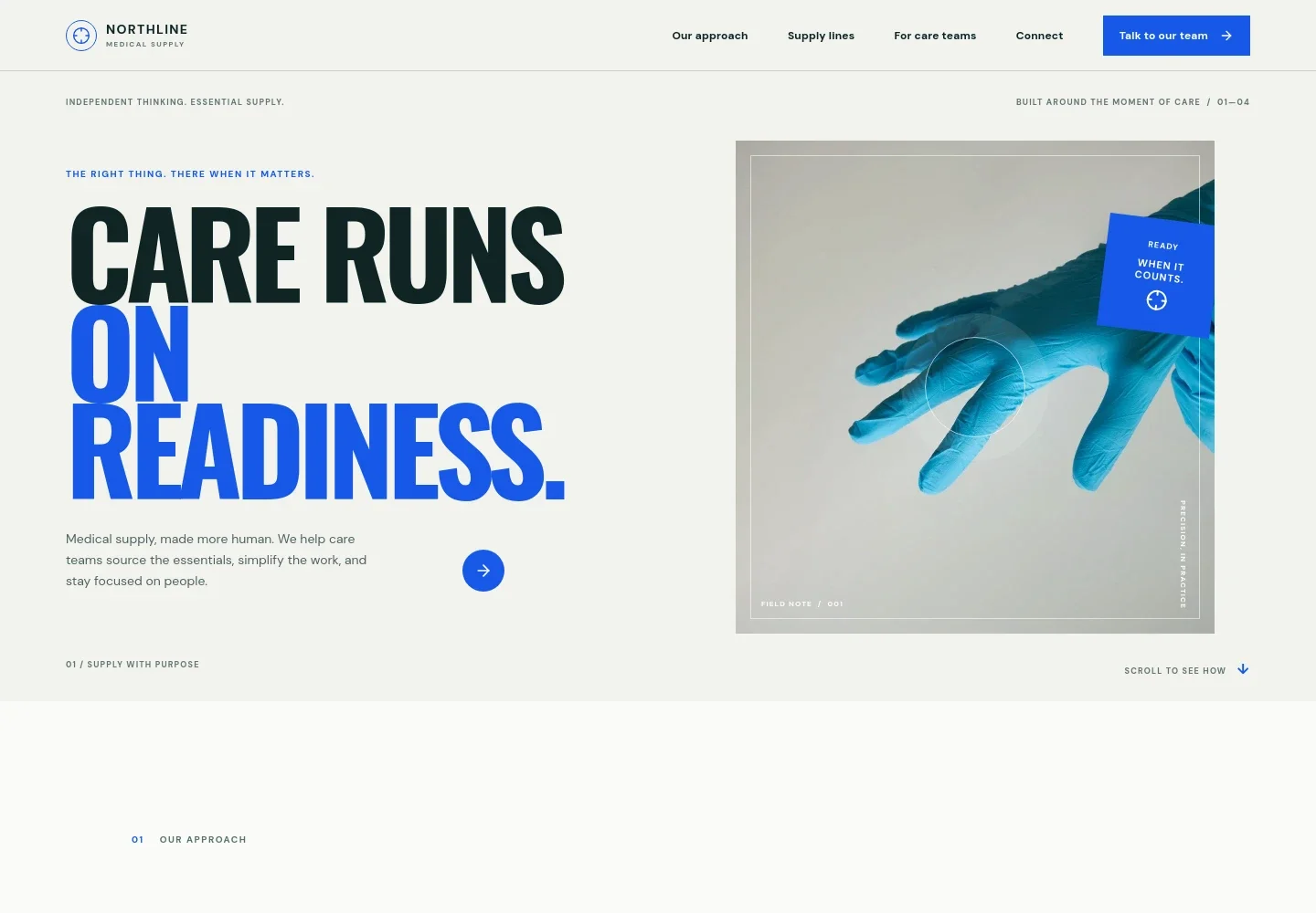 Medical Supply Website Template
