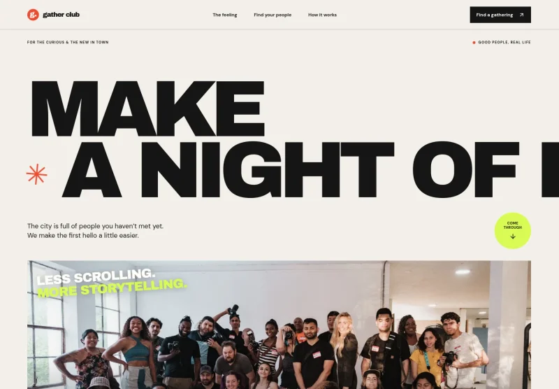 Meetup Website Template
