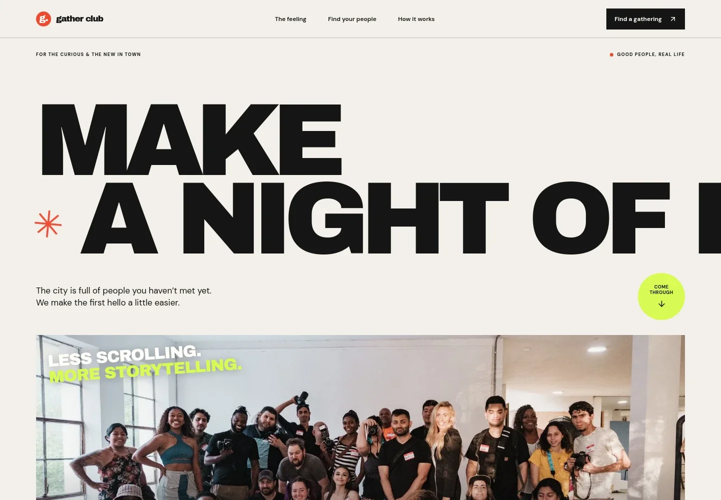 Meetup Website Template