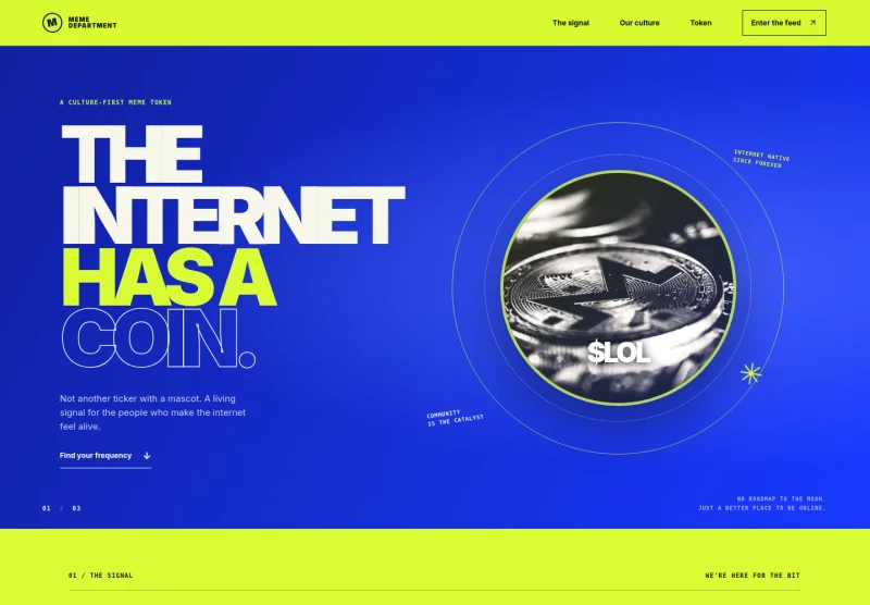 Meme Token Website Template