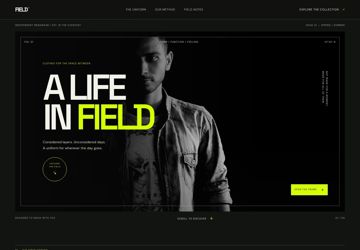 Men's Fashion Website Template