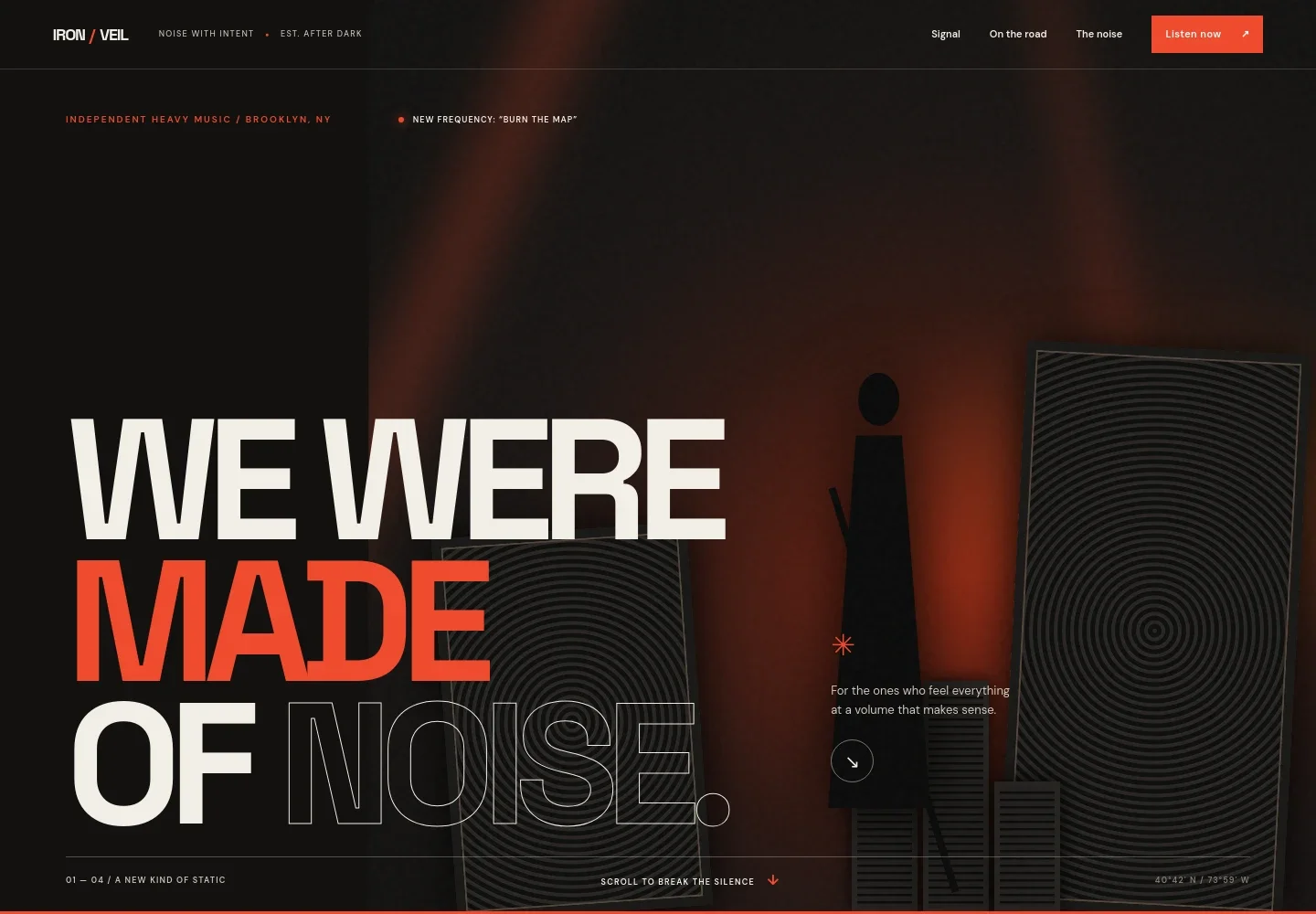 Metal Band Website Template