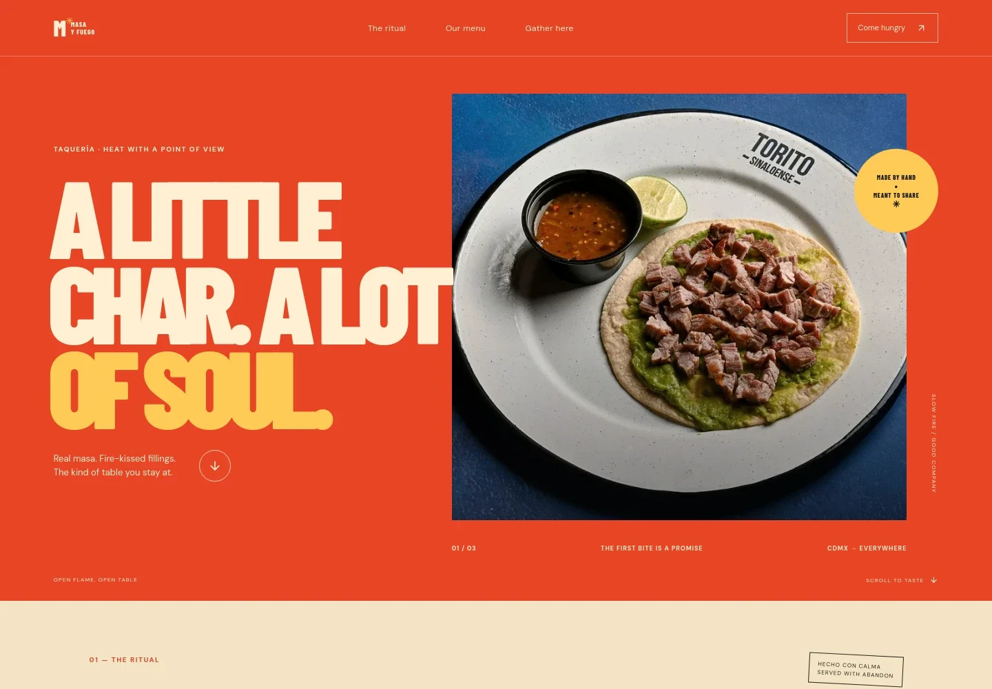 Mexican Food Website Template