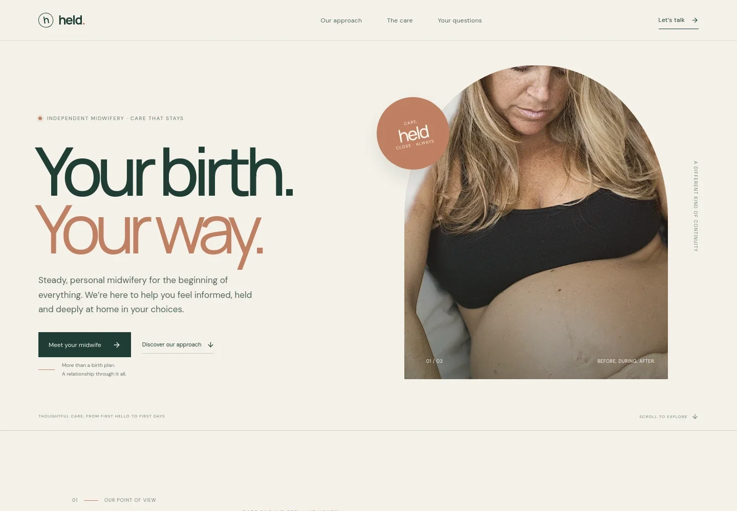 Midwife Website Template