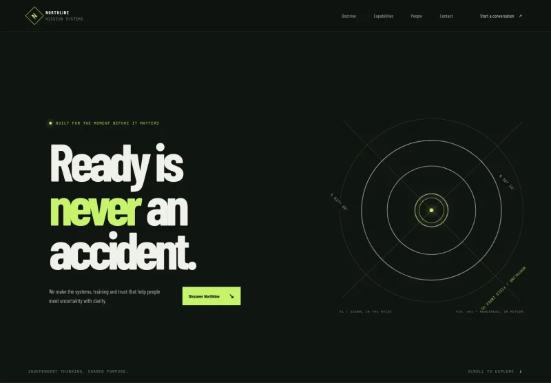 Military Website Template