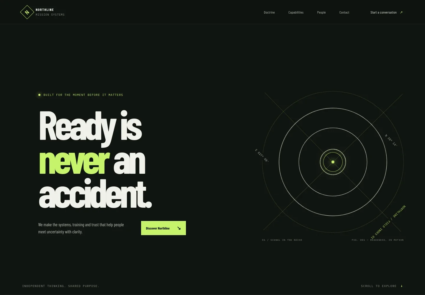 Military Website Template
