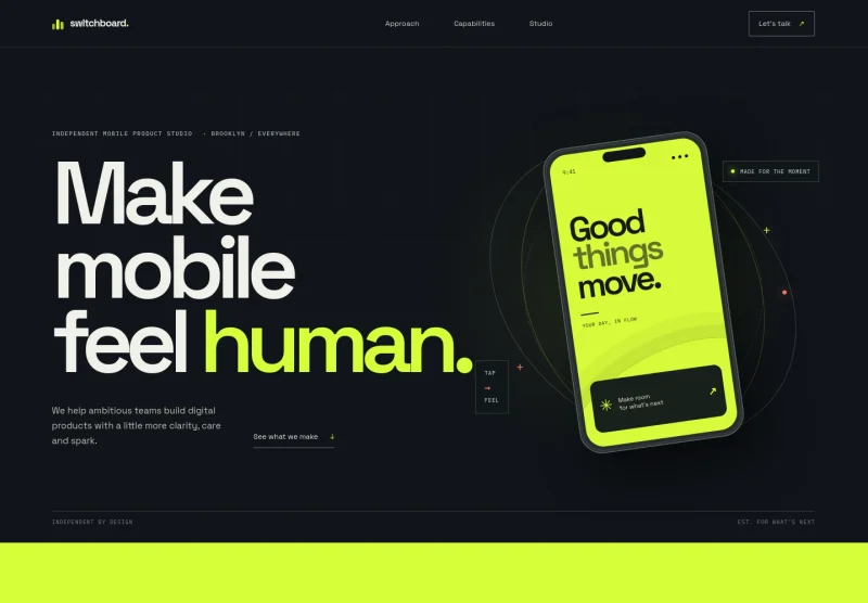 Mobile Development Website Template
