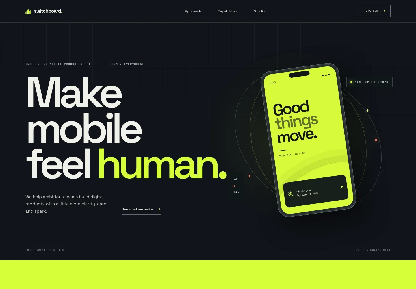 Mobile Development Website Template