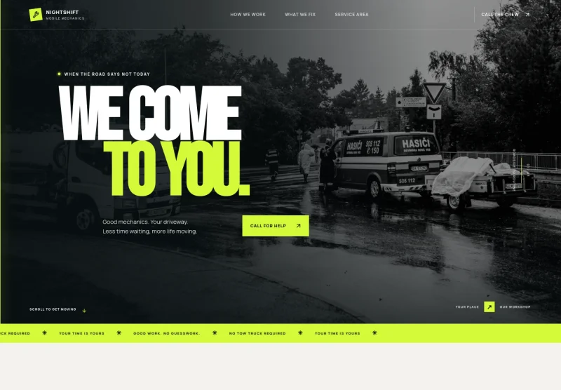 Mobile Mechanic Website Template