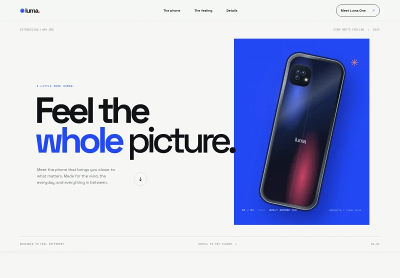 Mobile Phone Website Template
