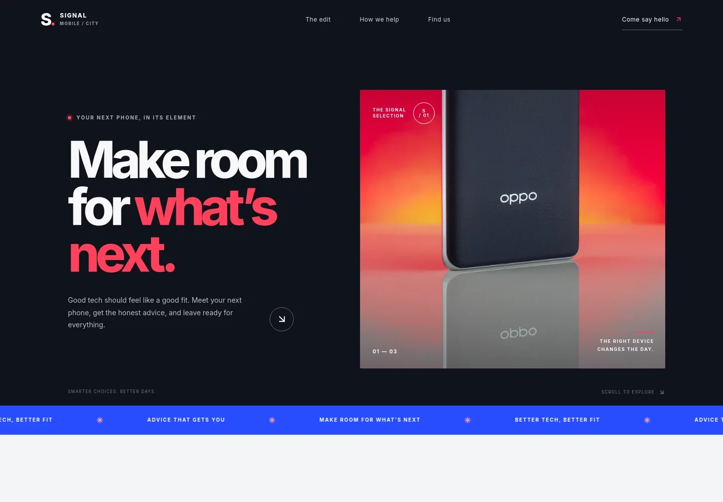 Mobile Shop Website Template