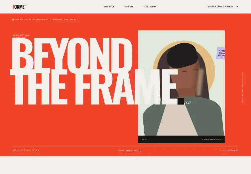 Model Agency Website Template