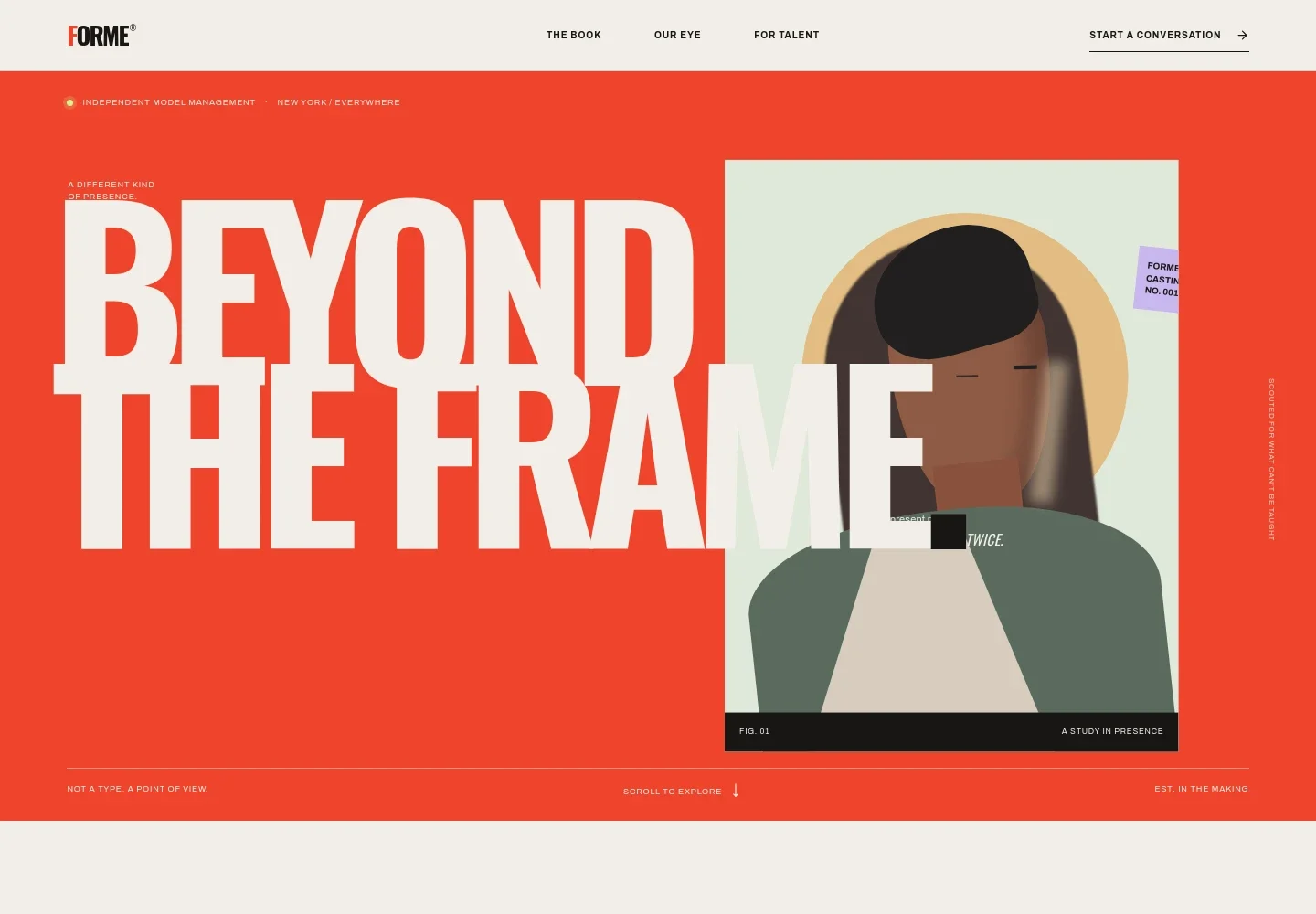 Model Agency Website Template