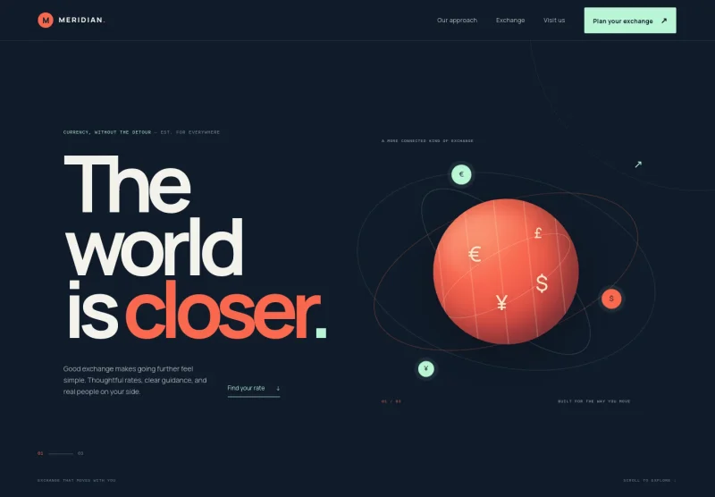 Money Exchange Website Template