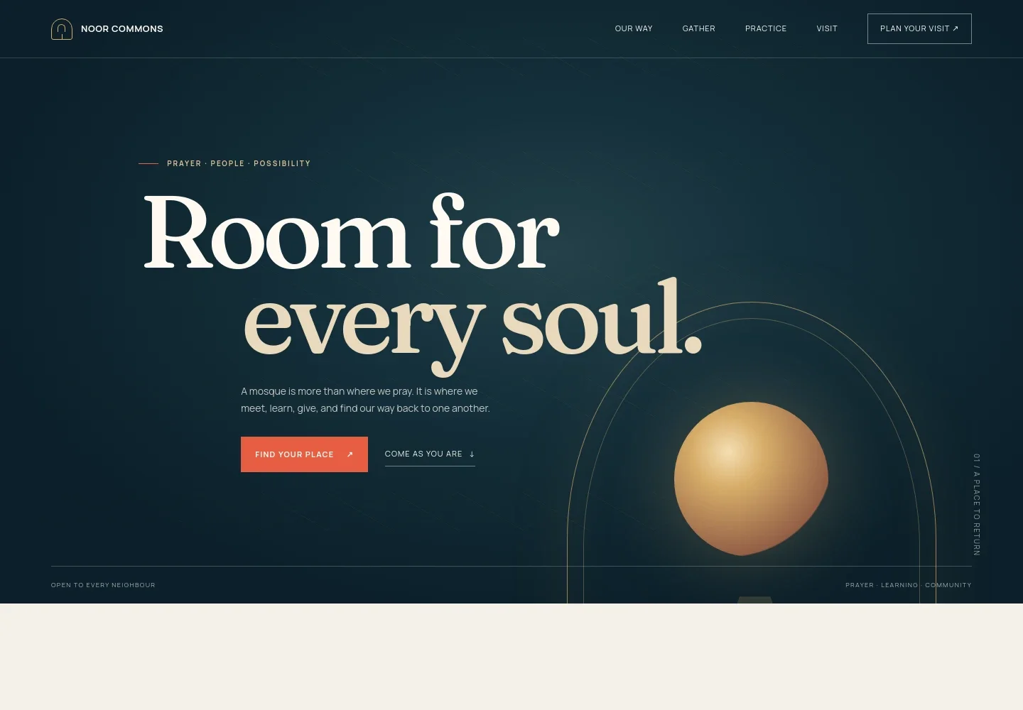 Mosque Website Template