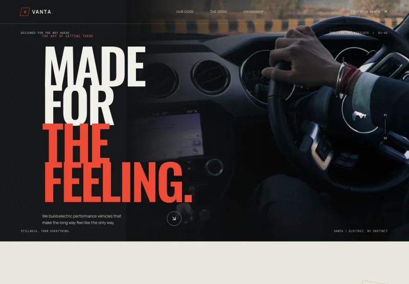 Motor Vehicle Website Template