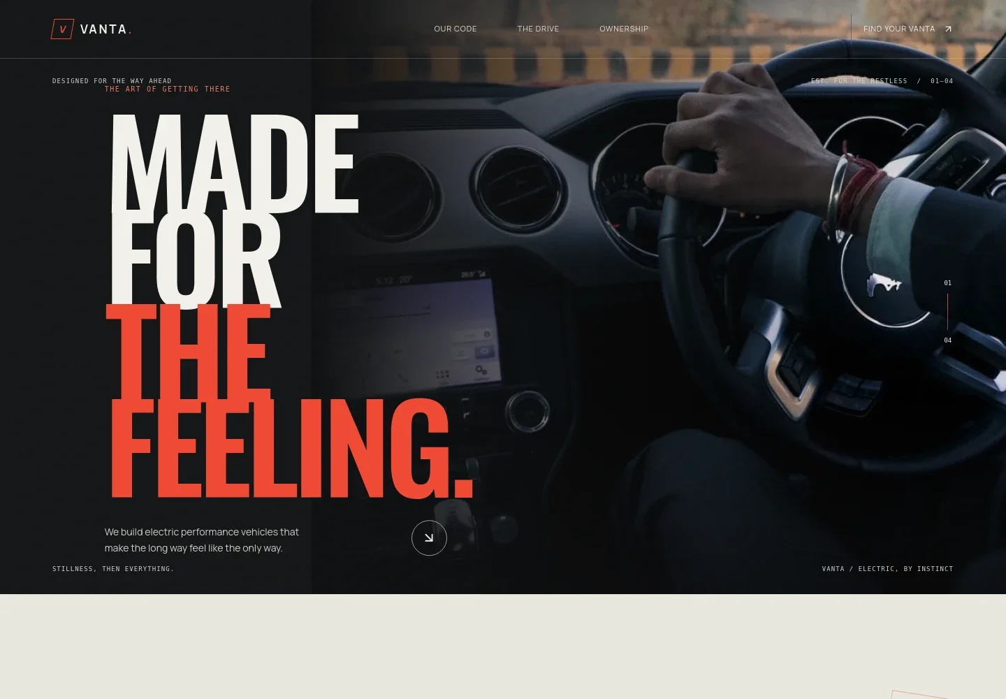 Motor Vehicle Website Template