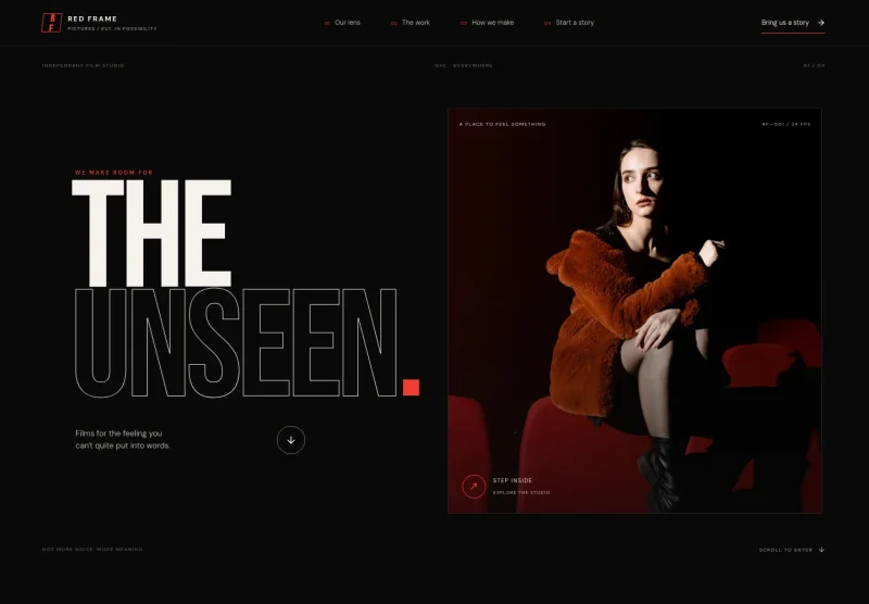 Movie Studio Website Template