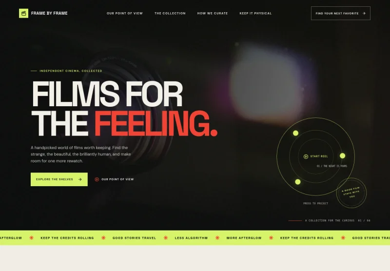 Movies Store Website Template