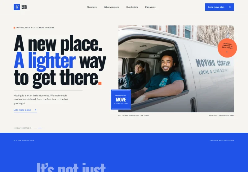 Moving Company Website Template