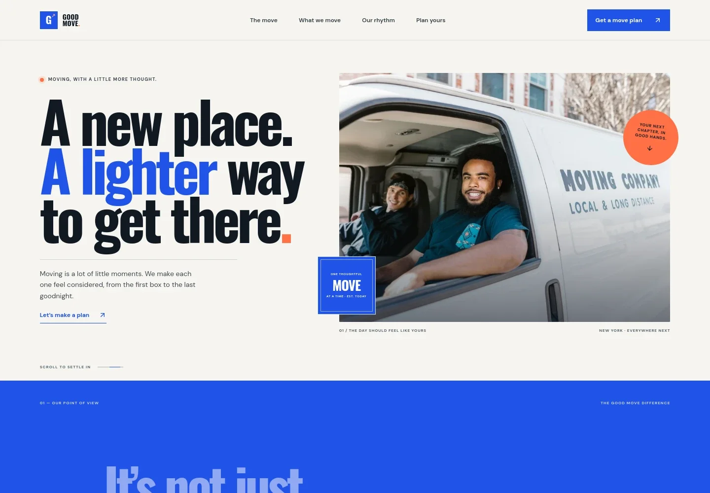 Moving Company Website Template