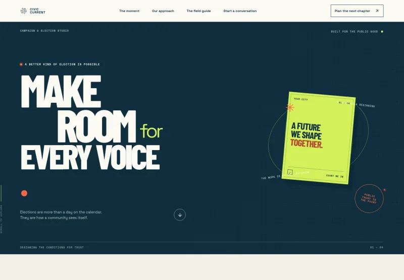 Municipal Election Website Template