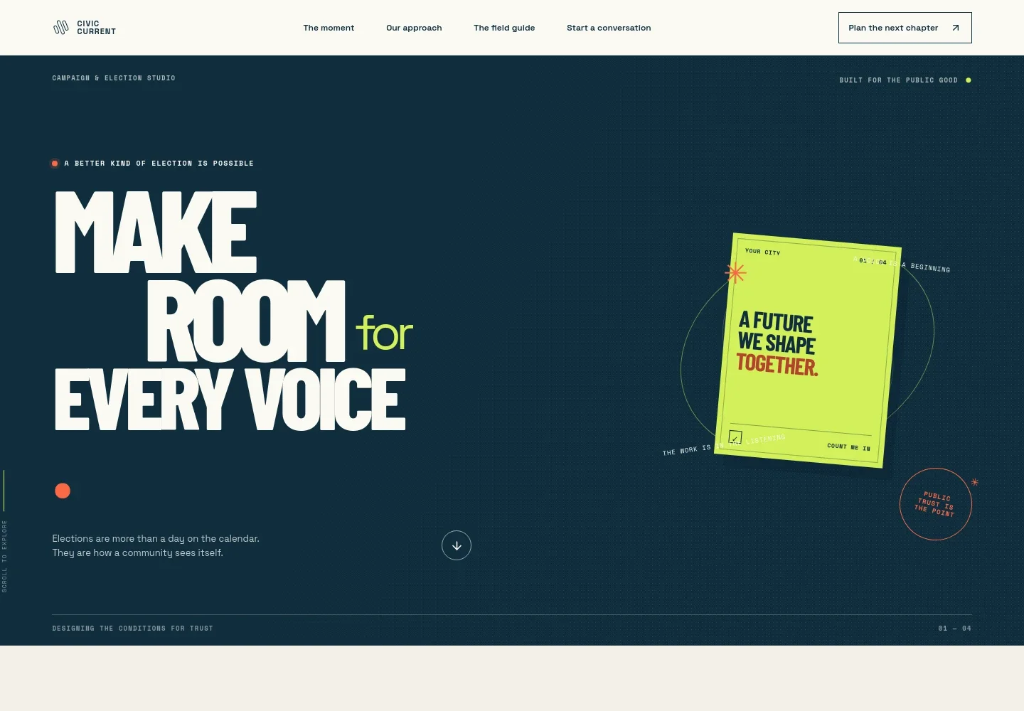 Municipal Election Website Template