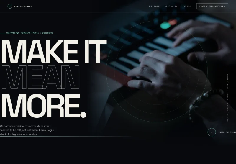 Music Composer Website Template