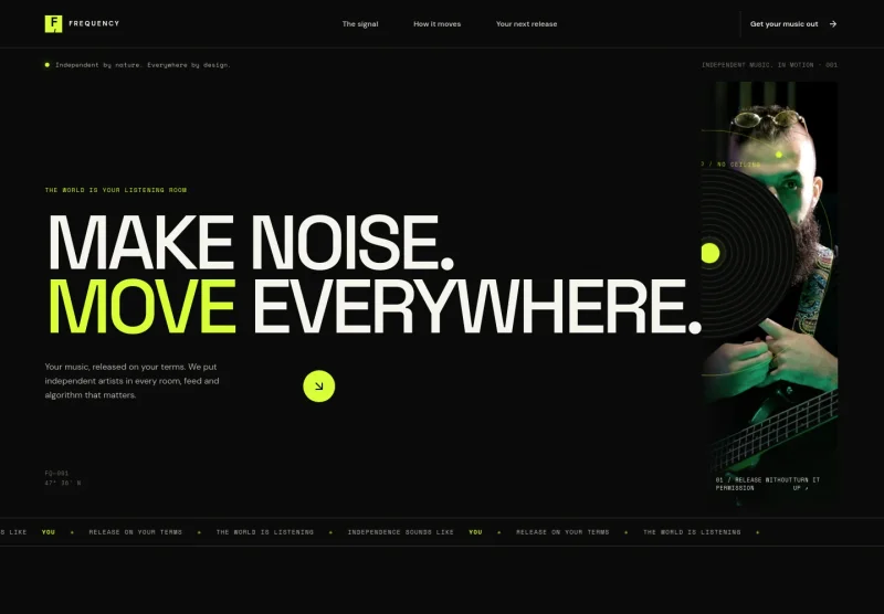 Music Distribution Website Template