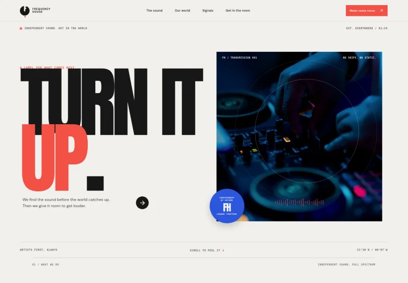 Music Entertainment Website Template