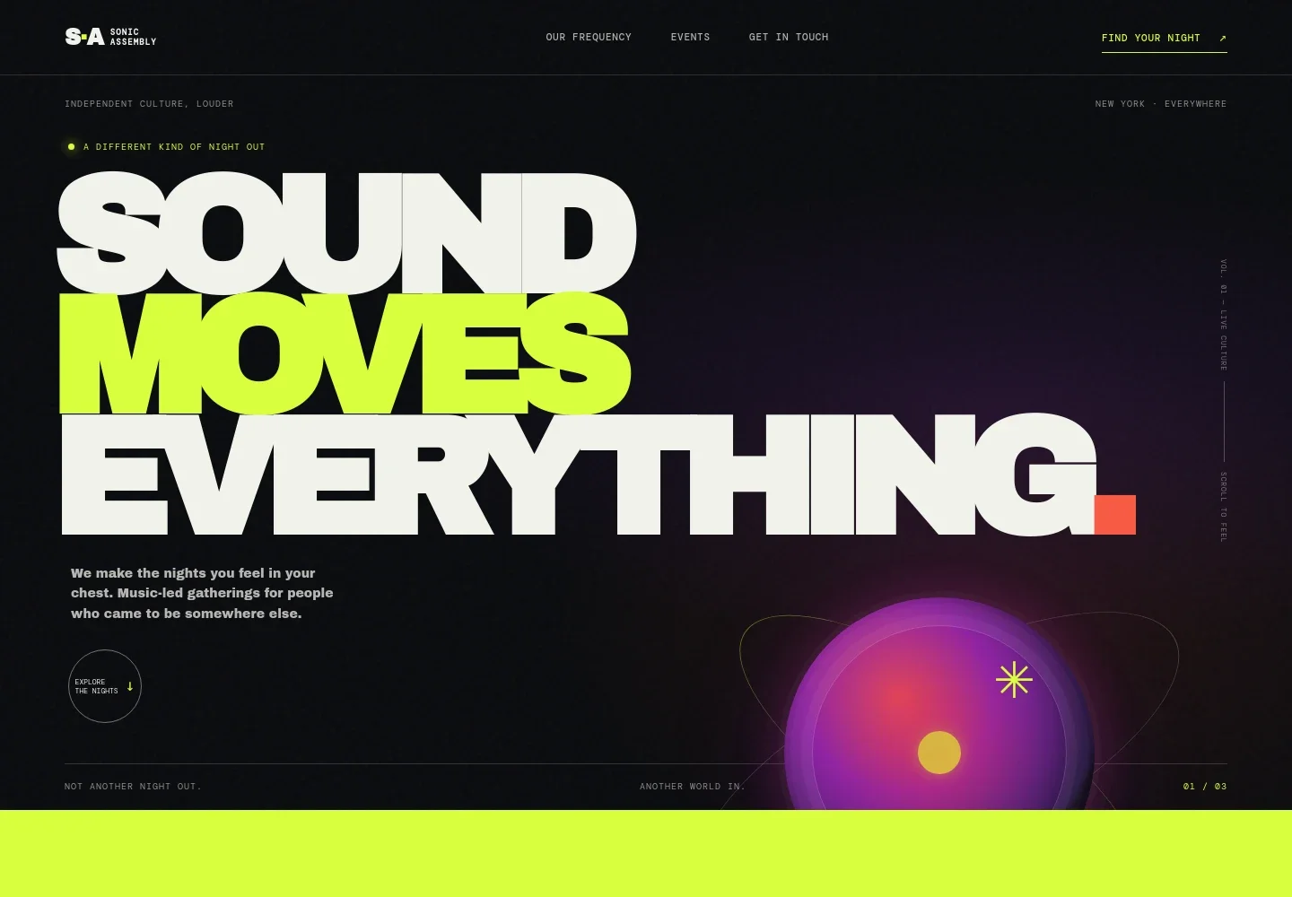 Music Event Website Template