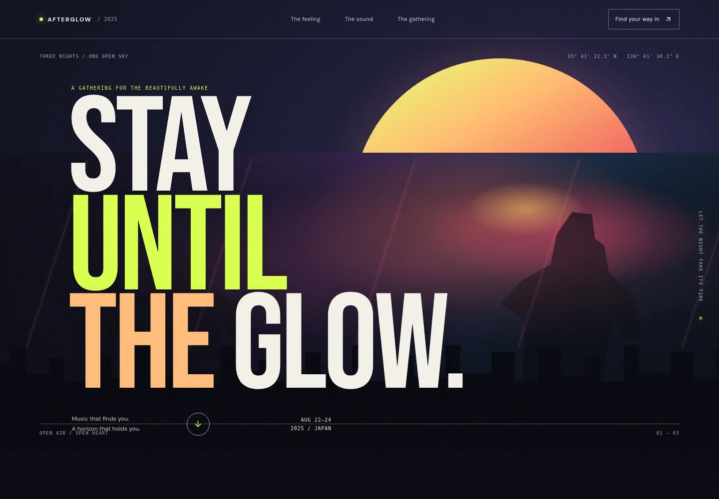 Music Festival Website Template