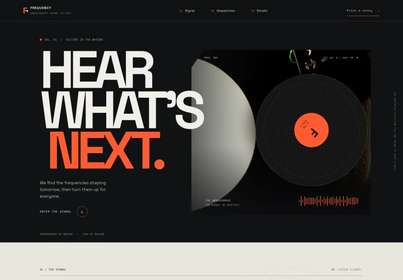 Music Media Website Template