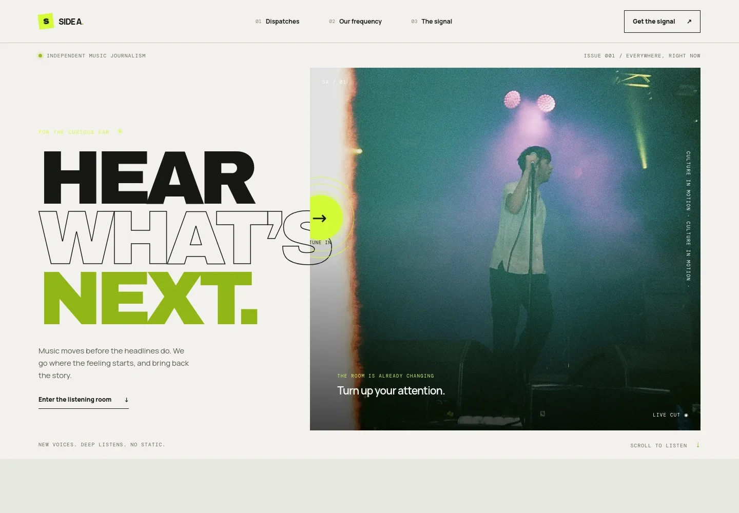 Music News Website Template