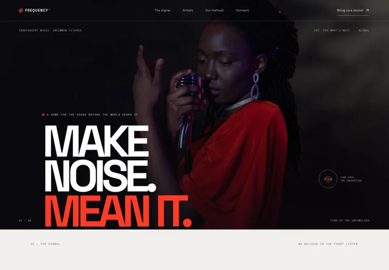Music Portal Website Template